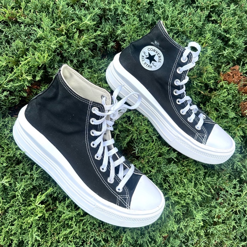 Converse Chuck Taylor All Star Move Platform Hi Sneakers Women's Size 11 Black